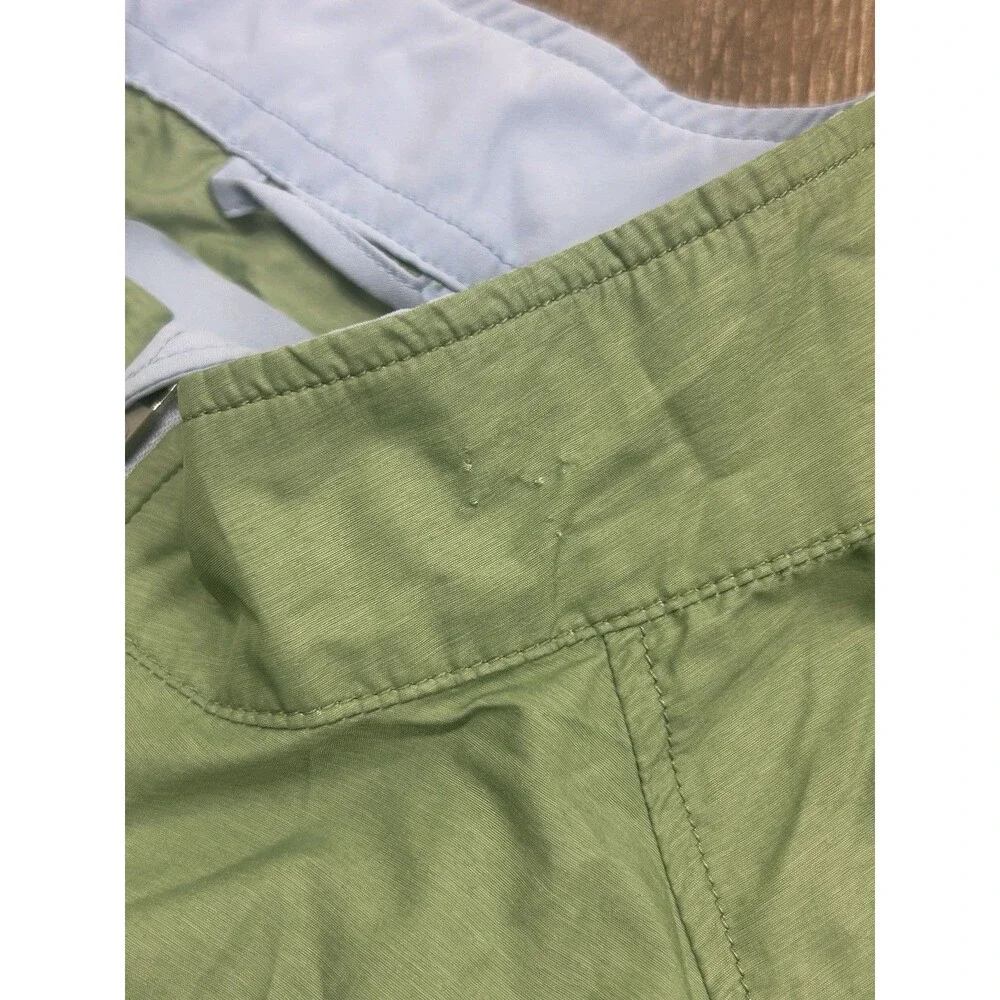 Peter Millar 1/4 Zip Lightweight Packable Windbreaker Jacket Men’s Large Green